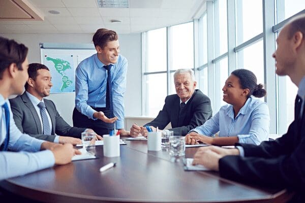 Lanstar-Image-a-business-meeting-discussing-proper-voice-solution-next-steps